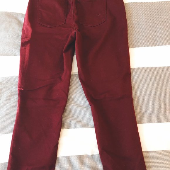 🌟HP!🌟 Design Lab | Burgundy Jeans - Picture 8 of 9